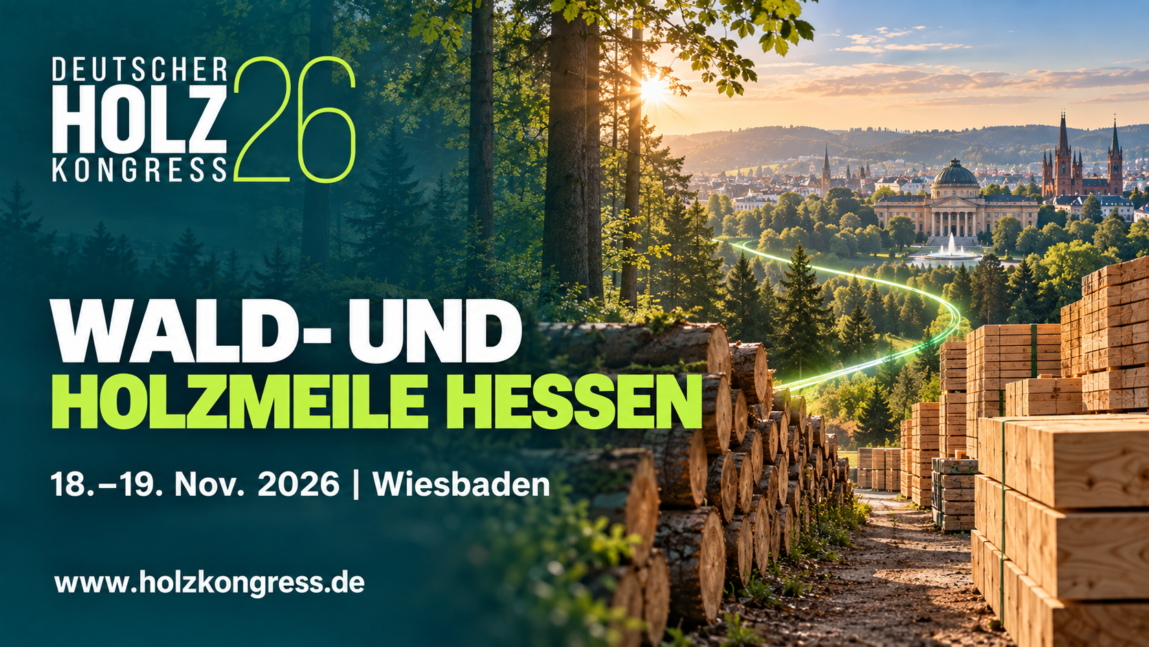 Wald- und Holzmeile Hessen 2026 – KI generiert